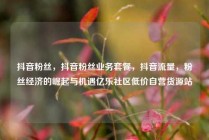 抖音粉丝，抖音粉丝业务套餐，抖音流量，粉丝经济的崛起与机遇亿乐社区低价自营货源站