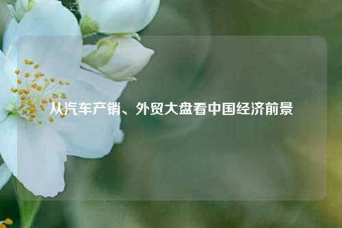 从汽车产销	、外贸大盘看中国经济前景  第1张