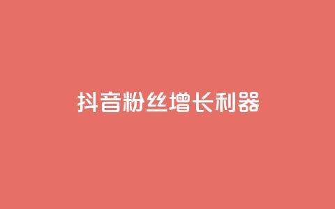 抖音粉丝增长利器-助你快速扩大粉丝规模  第1张