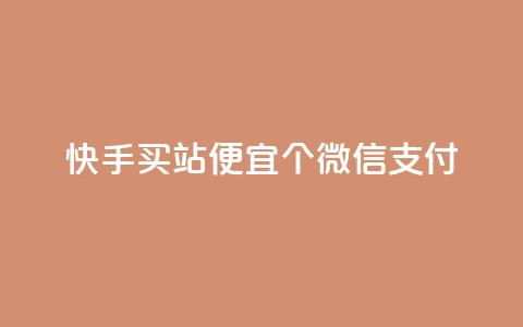 快手买站便宜100个微信支付,ks买赞自助下单下载 - qqc十年沉淀只做精品mba智库 免费领取的说说  第1张