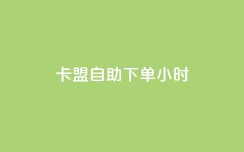 卡盟自助下单24小时,卡盟在线刷钻官网 - 抖音低价 QQ空间24小时业务自助下单  第1张
