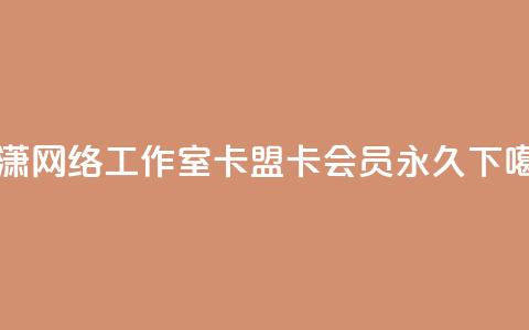 子潇网络工作室 - 卡盟卡qq会员永久 第1张 子潇网络工作室 - 卡盟卡qq会员永久 第1张