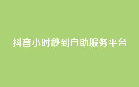 抖音24小时秒到自助服务平台,抖音一毛100个赞网址 - 拼多多砍价助力 拼多多出啥大新闻了  第1张