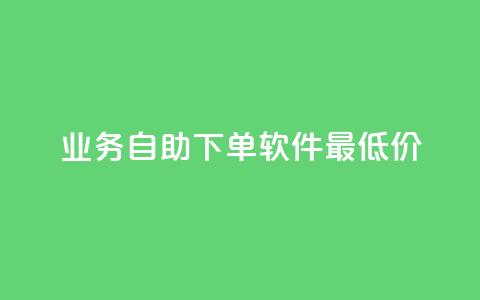 ks业务自助下单软件最低价,在线业务下单24小时 - 快手抖音双击24小时下单网站 dy24小时下单  第1张