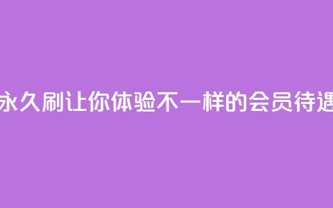 永久刷QQVIP，让你体验不一样的会员待遇  第1张