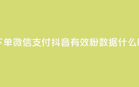 快手点赞24小时下单微信支付 - 抖音有效粉数据什么时候更新  第1张