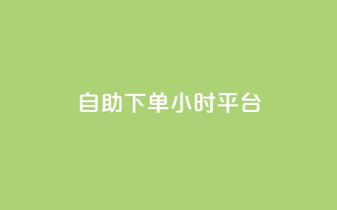 自助下单24小时平台ks - 24小时自助下单平台ks：简单又方便。  第1张