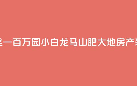 快手粉丝一百万0.01园小白龙马山肥大地房产装修网站,抖音评论放单 - 快手免费获赞一元一百 抖音收藏自助平台  第1张