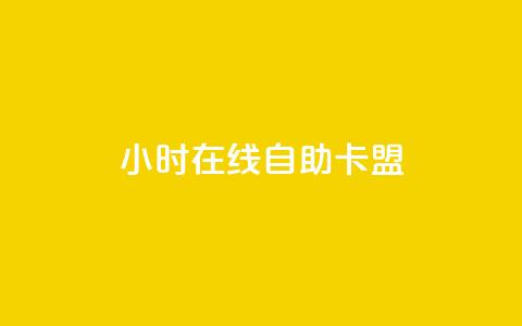 24小时在线自助卡盟 - 24小时自助卡盟在线服务~  第1张