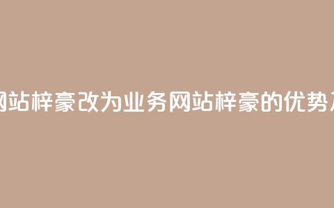 qq业务网站梓豪改为qq业务网站梓豪的优势及特点  第1张