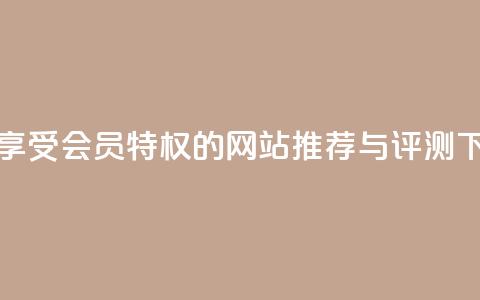 永久享受会员特权的网站推荐与评测  第1张