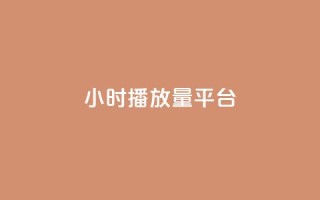 24小时播放量平台 - 24小时播放量平台  全天候在线观看平台!