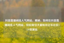 抖音直播间挂人气网站，揭秘，如何在抖音直播间挂人气网站，轻松吸引大量粉丝亿乐社区SUP货源站