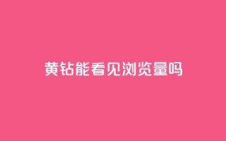 qq黄钻能看见浏览量吗 - qq黄钻是否会影响浏览量的问题解析!