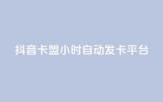 抖音卡盟24小时自动发卡平台,自助下单dy超低价 - 快手买热度网站 - 0.01元,小白龙马山有限责任公司 - 快手在线下单平台全网最低价