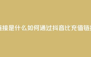 抖音1比1充值链接是什么 - 如何通过抖音1比1充值链接充值。