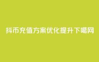 抖币充值方案优化提升