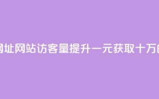 qq刷访客一元10万的网址 - QQ网站访客量提升一元获取十万的方法分享~