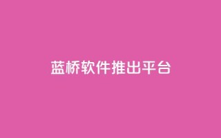 蓝桥软件推出SaaS平台