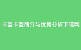 947卡盟 - 947卡盟简介与优势分析~