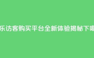 QQ音乐访客购买平台全新体验揭秘