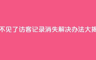 qq访客记录不见了 - QQ访客记录消失：解决办法大揭秘~