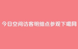 今日qq空间访客明细2点参观
