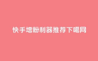 快手增粉利器推荐