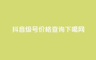 抖音60级号价格查询