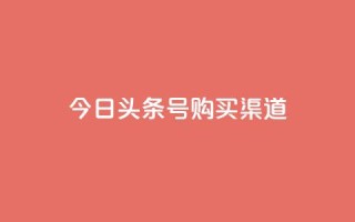 今日头条号购买渠道,抖音播放量50万什么水平 - 快手1到50级价格表图 - qq超级会员代充网站便宜