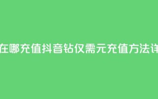 抖音9元63钻在哪充值 - 抖音63钻仅需9元充值方法详解~