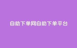 dy自助下单网(DY自助下单平台)