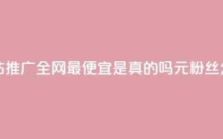 代刷快手网站推广全网最便宜是真的吗 - 1元3000粉丝怎么卖