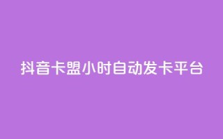 抖音卡盟24小时自动发卡平台,低价卡密货源 - 抖音充值24小时免费下单平台 - 熊猫业务下单平台
