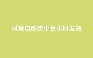 抖音自助赞平台24小时发货,二十四小时自助下单商城 - 24小时免费快手免费涨1w - 网红商店24小时自助购买