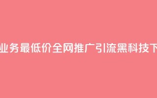 卡盟qq业务最低价 - 全网推广引流黑科技