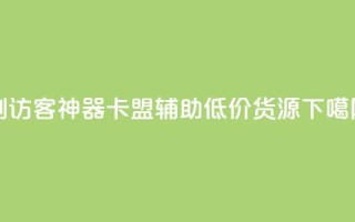 qq刷访客神器 - 卡盟辅助低价货源