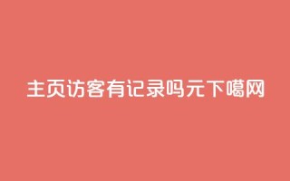qq主页访客有记录吗 - 2元100