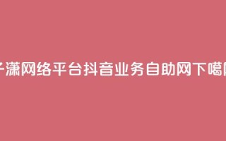 子潇网络平台 - 抖音业务自助网