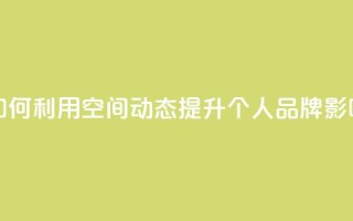 QQ空间动态 - 如何利用QQ空间动态提升个人品牌影响力。