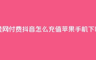QQ秒赞网付费 - 抖音怎么充值苹果手机