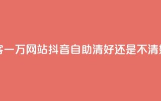 QQ空间访客一万网站 - 抖音自助清好还是不清好