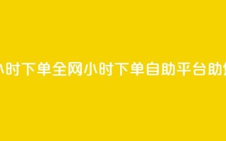 ks全网自助二十四小时下单 - 全网24小时下单，KS自助平台助您秒杀市场。