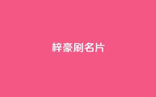 梓豪刷名片,点赞自助1元100赞 - 免费公安查询网 - 抖音怎么起号运营