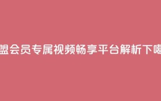 卡盟会员专属视频畅享平台解析
