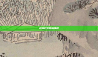 抖音双击营销攻略