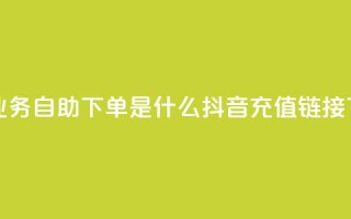 qq空间业务自助下单是什么 - 抖音ios充值链接