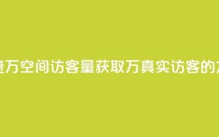 免费1万qq空间访客量(获取1万真实访客的方法)