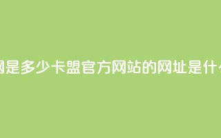 卡盟官网是多少 - 卡盟官方网站的网址是什么~