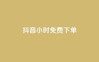 抖音24小时免费下单,抖音业务下单24小时评论 - ks账号 - 抖赞平台是真实的吗